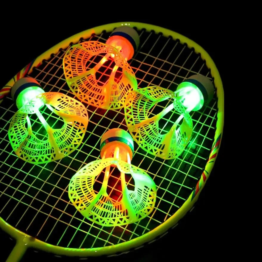 LED Glowing Badminton Shuttlecock Set 🏸✨