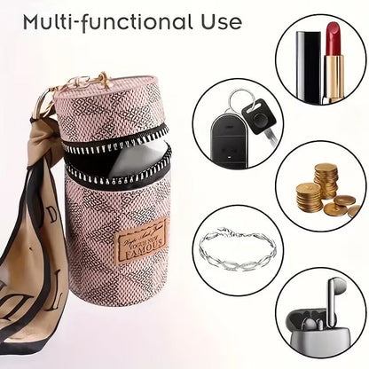 Mini Bucket Keychain Pouch – Stylish Coin & Accessory Holder