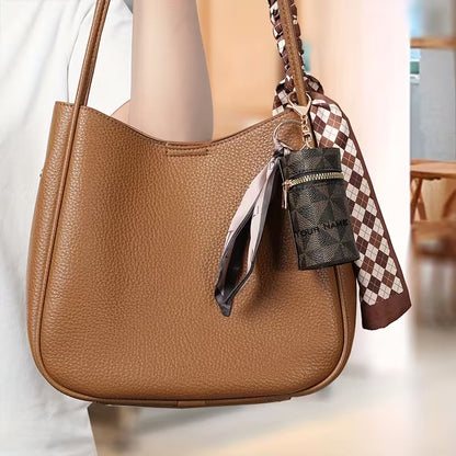Mini Bucket Keychain Pouch – Stylish Coin & Accessory Holder