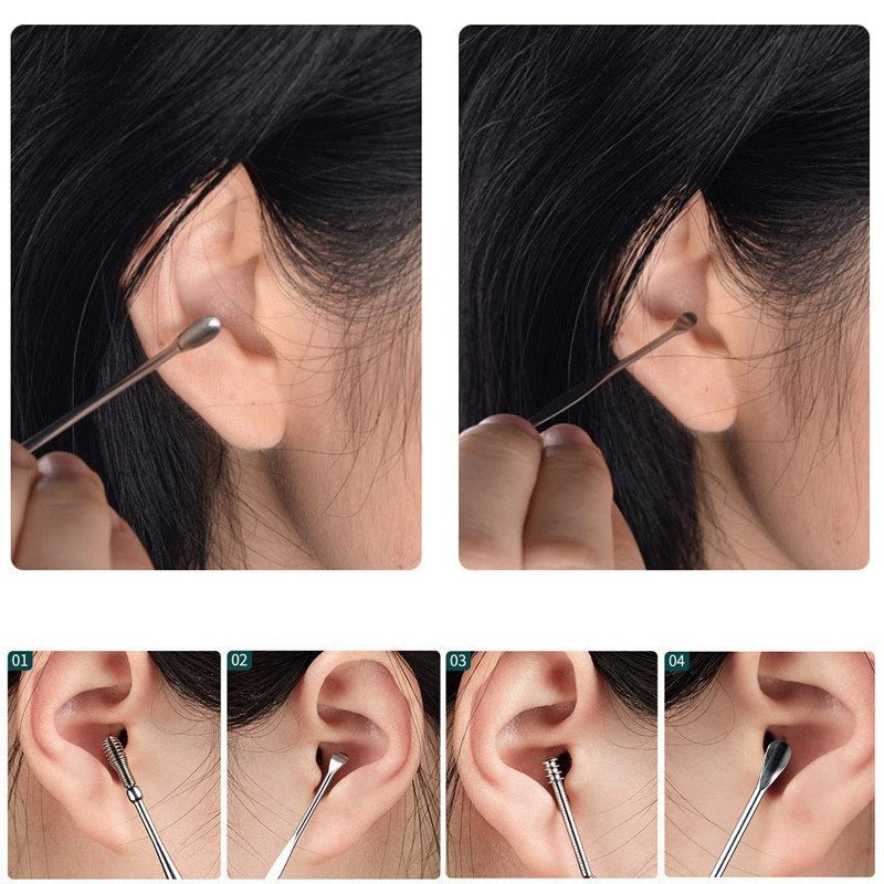 6PCS Ear Cleaning Tool Set for Kids & Adults – Safe & Gentle Ear Care Kit 👂✨