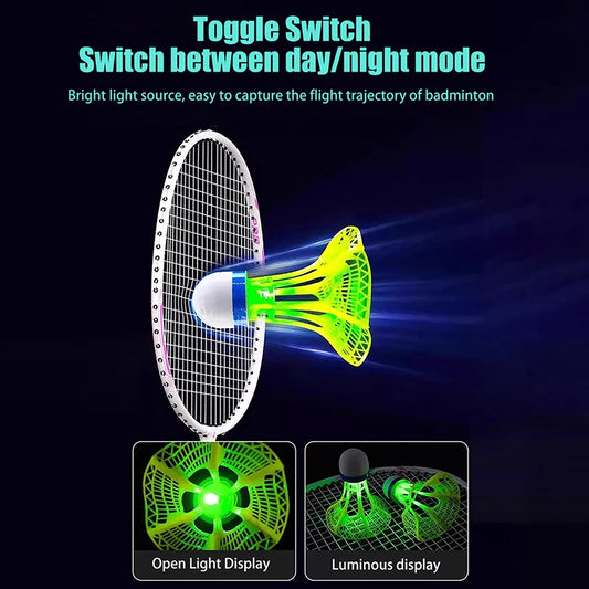 LED Glowing Badminton Shuttlecock Set 🏸✨