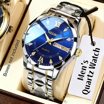 Men’s Stainless Steel Quartz Watch