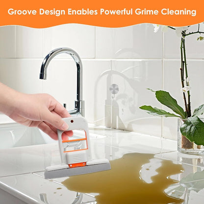 Portable Mini Folding Desktop Mop – Self-Squeeze Wet & Dry Cleaning Tool ✨