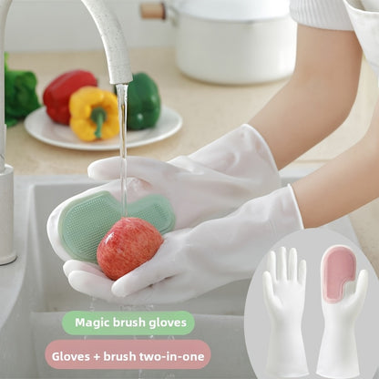 Magic Silicone Dishwashing Gloves 🧼