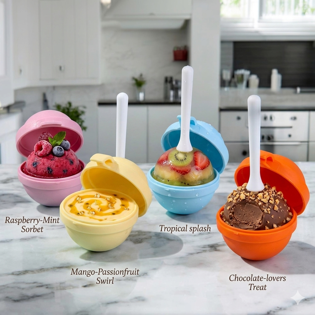 Homemade Reusable Lollipop Ice Cream Mold with Sticks – DIY Popsicle Maker