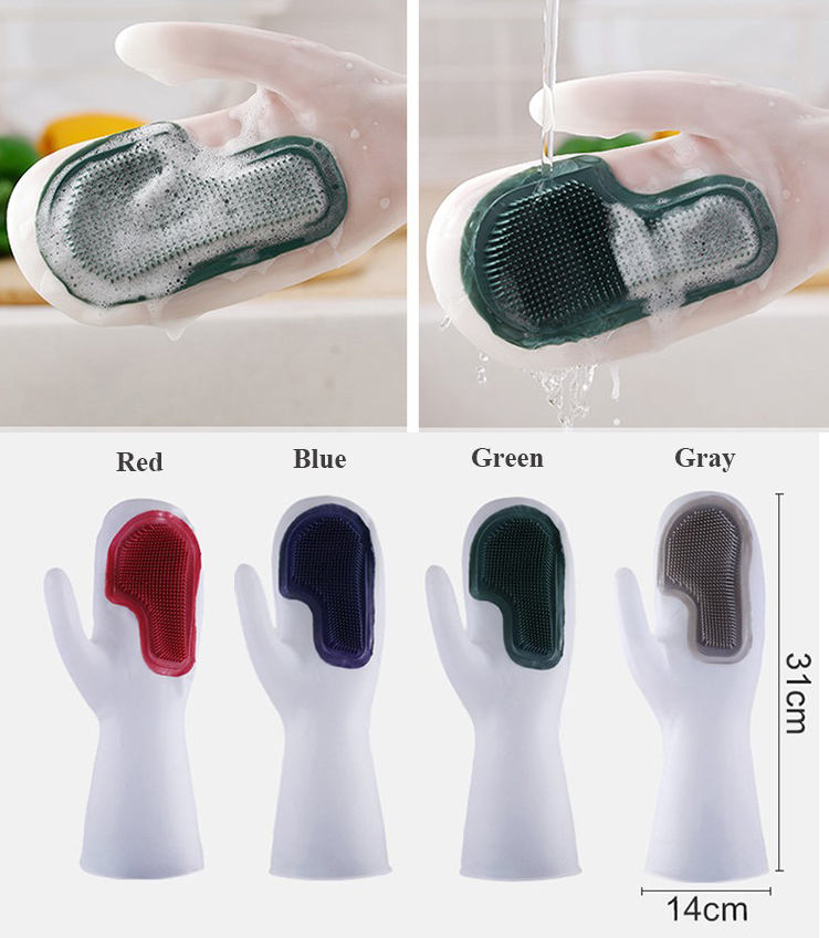 Magic Silicone Dishwashing Gloves 🧼