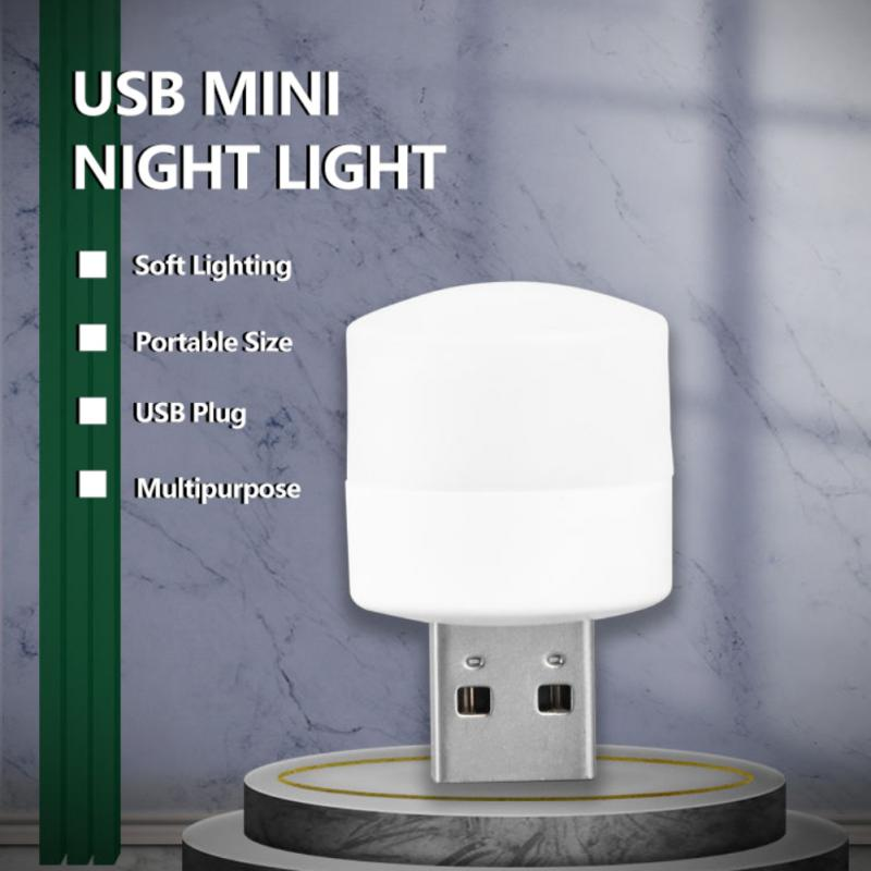 5Pcs. USB Mini LED Light – portable USB light for quick use anywhere.