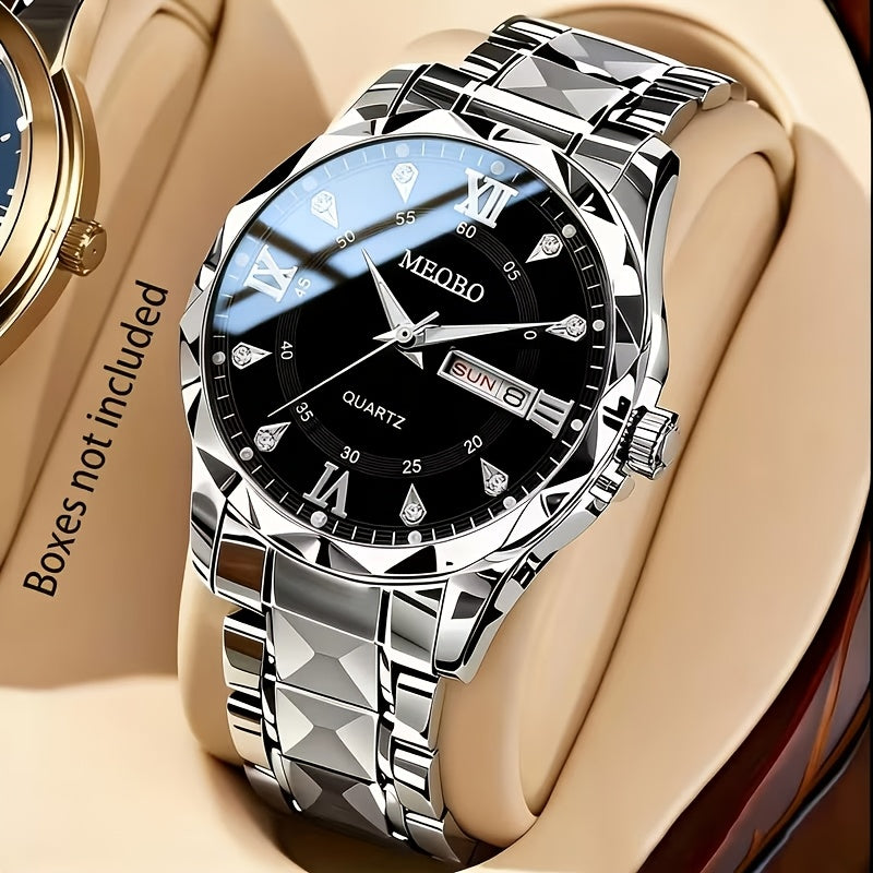 Men’s Stainless Steel Quartz Watch