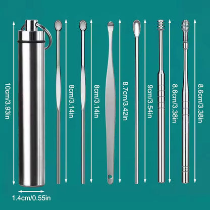 6PCS Ear Cleaning Tool Set for Kids & Adults – Safe & Gentle Ear Care Kit 👂✨