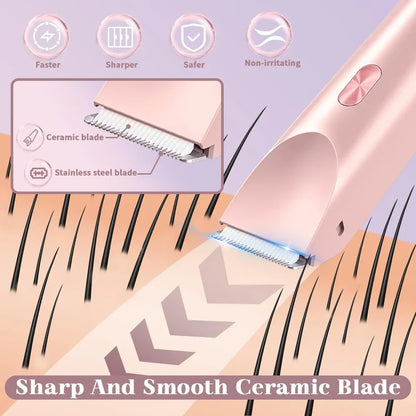 ✨ 2-in-1 Waterproof Dual Head Wet & Dry Trimmer – Precision Grooming Tool