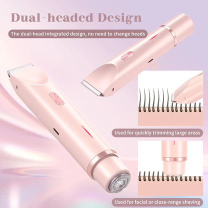 ✨ 2-in-1 Waterproof Dual Head Wet & Dry Trimmer – Precision Grooming Tool
