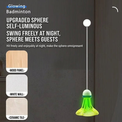 LED Badminton Training Kit (2 PCS) – Solo Rebound Trainer