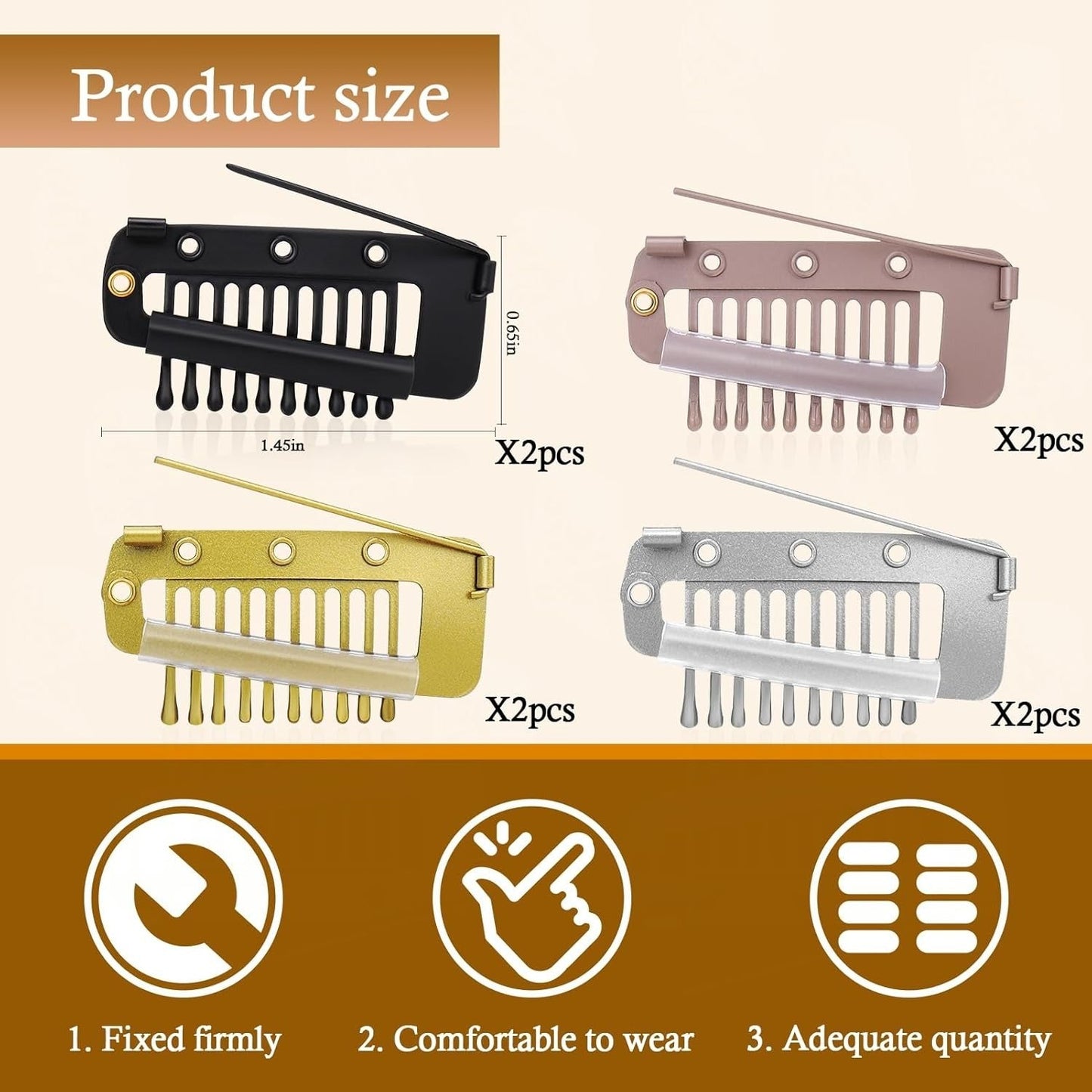 Elegant Dupatta Clips & Hijab Pins – Secure & Stylish Hijab Accessory