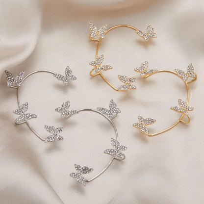 🦋 Butterfly Clip-On Earrings – Elegant, Comfortable & No Piercing Needed.