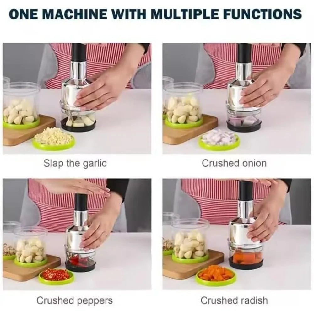 Multi-Function Manual Vegetable Chopper & Grinder